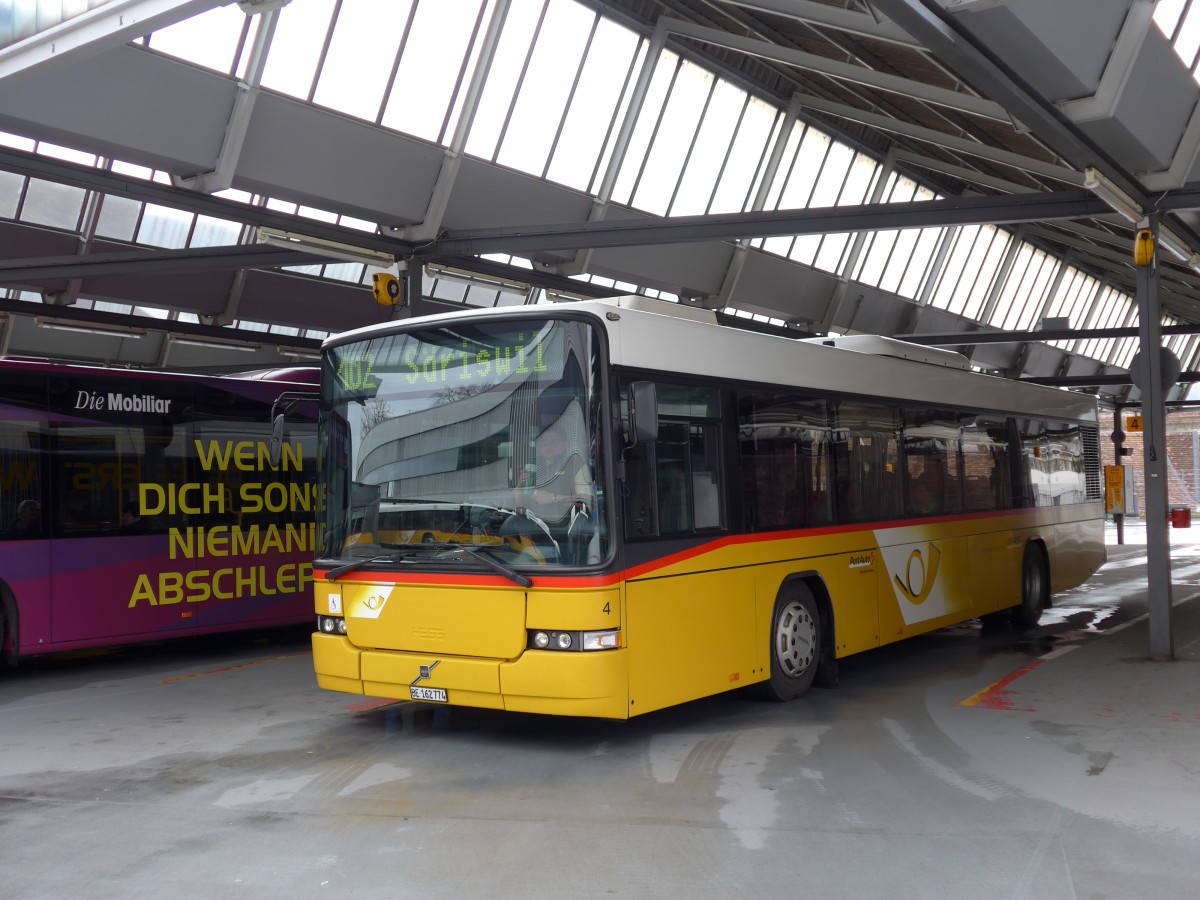 (149'374) - Steiner, Ortschwaben - Nr. 4/BE 162'774 - Volvo/Hess am 23. M�rz 2014 in Bern, Postautostation