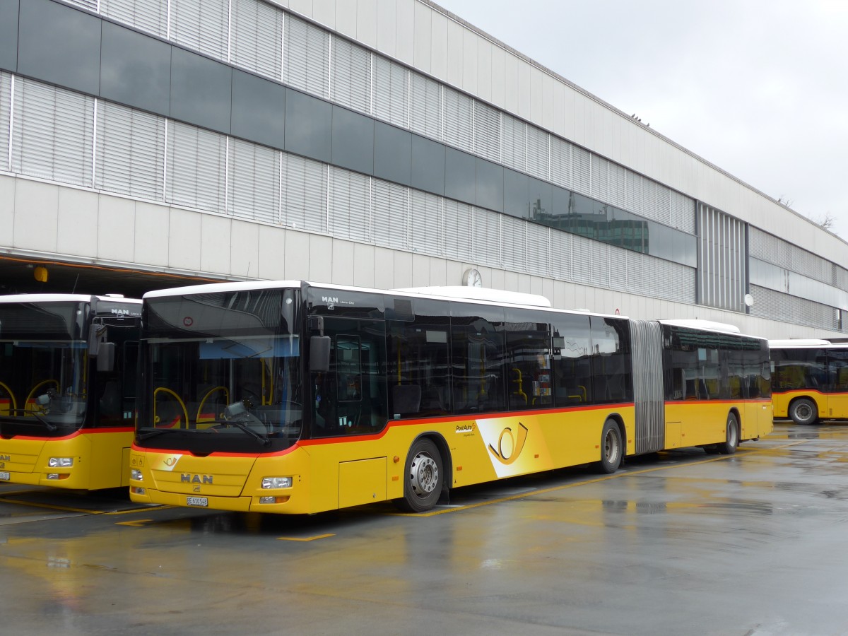 (149'376) - PostAuto Bern - Nr. 661/BE 610'548 - MAN am 23. M�rz 2014 in Bern, Postautostation