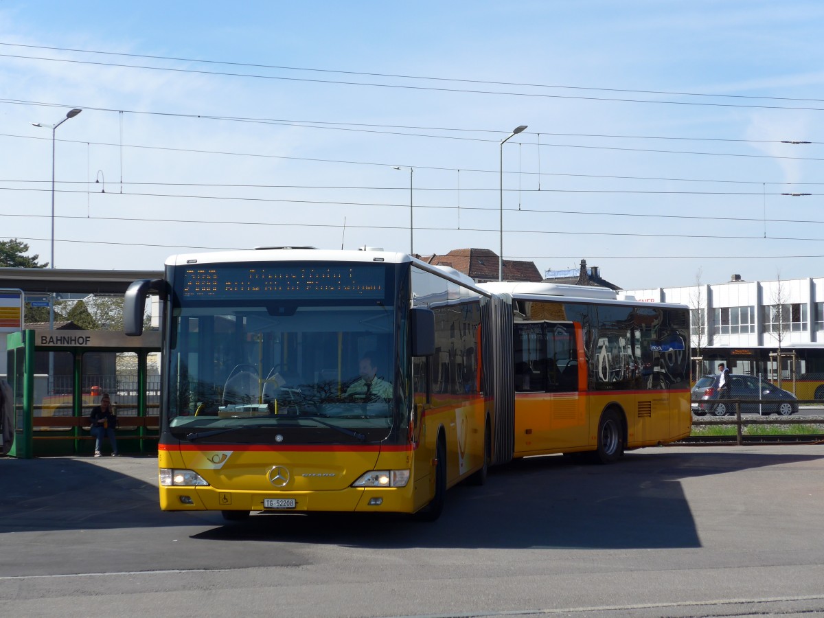 (149'438) - Eurobus, Arbon - Nr. 5/TG 52'208 - Mercedes am 29. M�rz 2014 beim Bahnhof Arbon