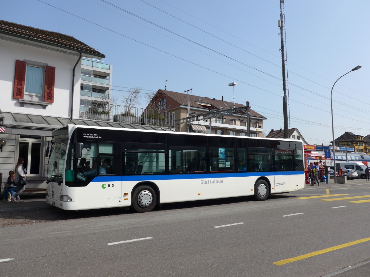 (149'476) - Maag, Kloten - Nr. 47/ZH 411'047 - Mercedes (ex VBZ Z�rich Nr. 291; ex VZO Gr�ningen Nr. 15) am 31. M�rz 2014 beim Bahnhof D�bendorf