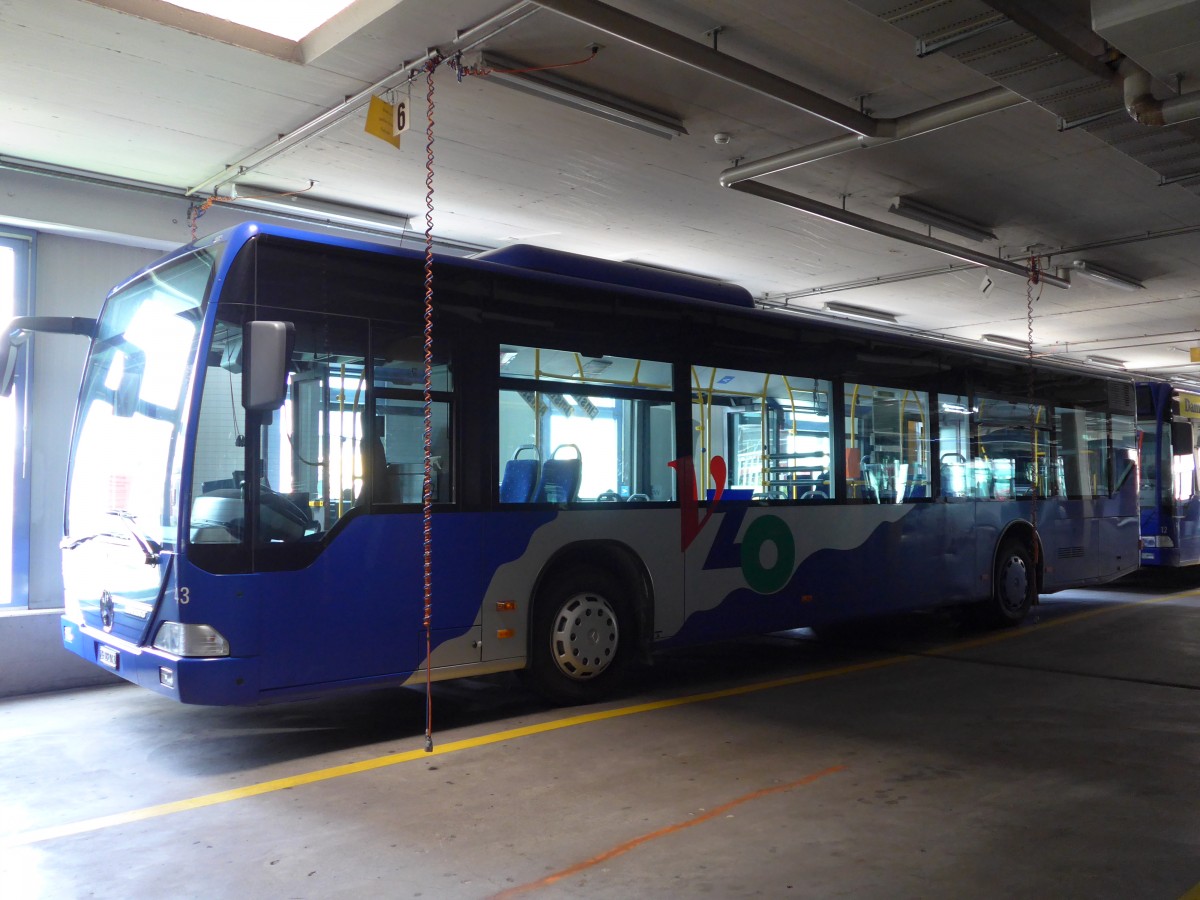 (149'515) - VZO Gr�ningen - Nr. 43/ZH 182'043 - Mercedes am 31. M�rz 2014 in Gr�ningen, Depot