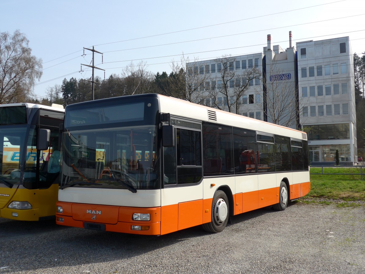 (149'536) - RBS Worblaufen - MAN am 31. M�rz 2014 in Kloten, EvoBus