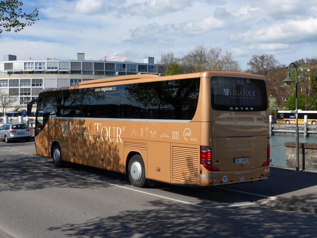 (149'693) - Aus Tschechien: Vega Tour, Praha - Nr. 268/3AI 4484 - Setra am 20. April 2014 bei der Schiffl�ndte Thun