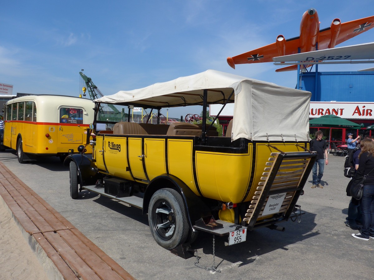 (149'801) - Aus der Schweiz: R�llin, Hirzel - SZ 955 - FBW/Seitz-Hess (ex RhV Altst�tten Nr. 31; ex P 2881/1529) am 25. April 2014 in Sinsheim, Museum