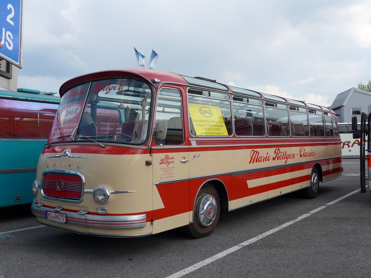 (150'083) - R�ttgen, Untersteinach - KU 06'072 - Setra am 25. April 2014 in Sinsheim, Museum