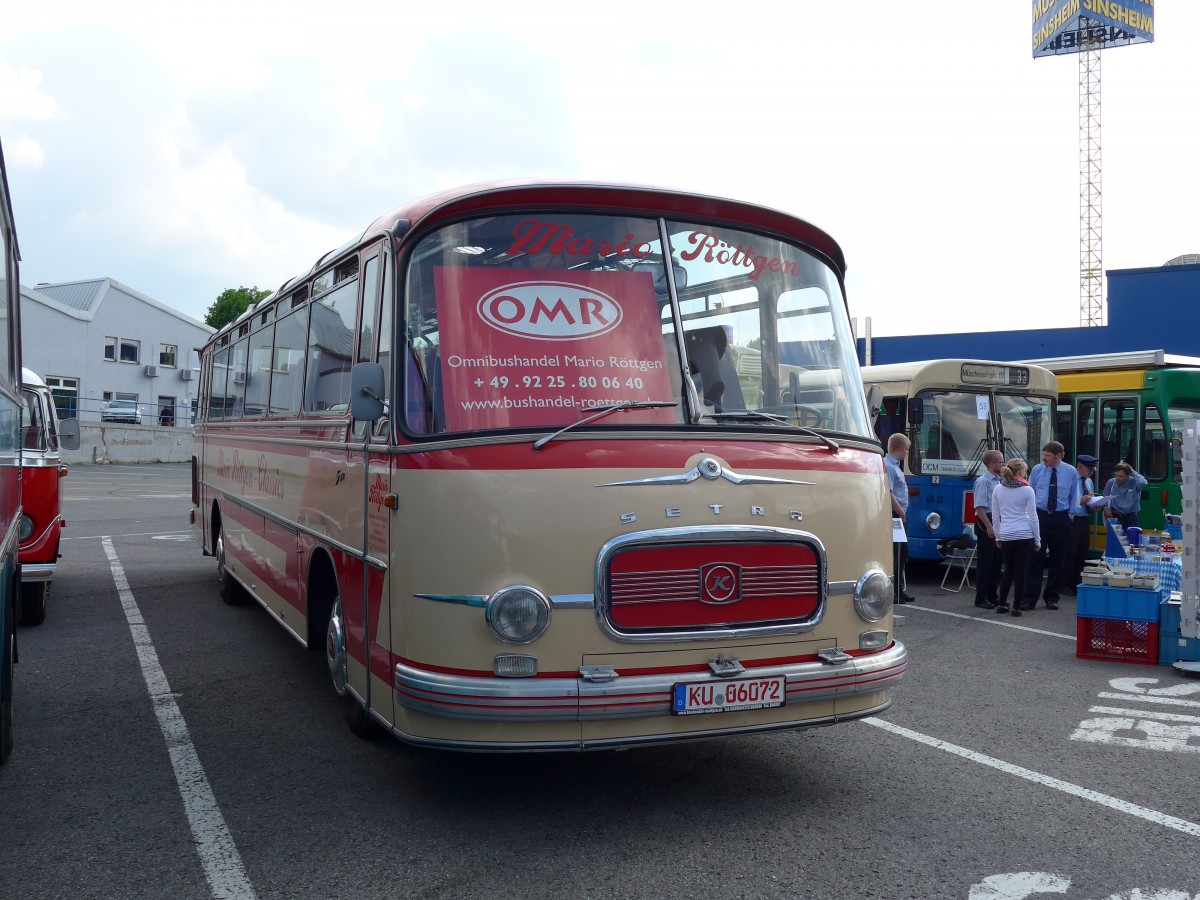 (150'084) - R�ttgen, Untersteinach - KU 06'072 - Setra am 25. April 2014 in Sinsheim, Museum