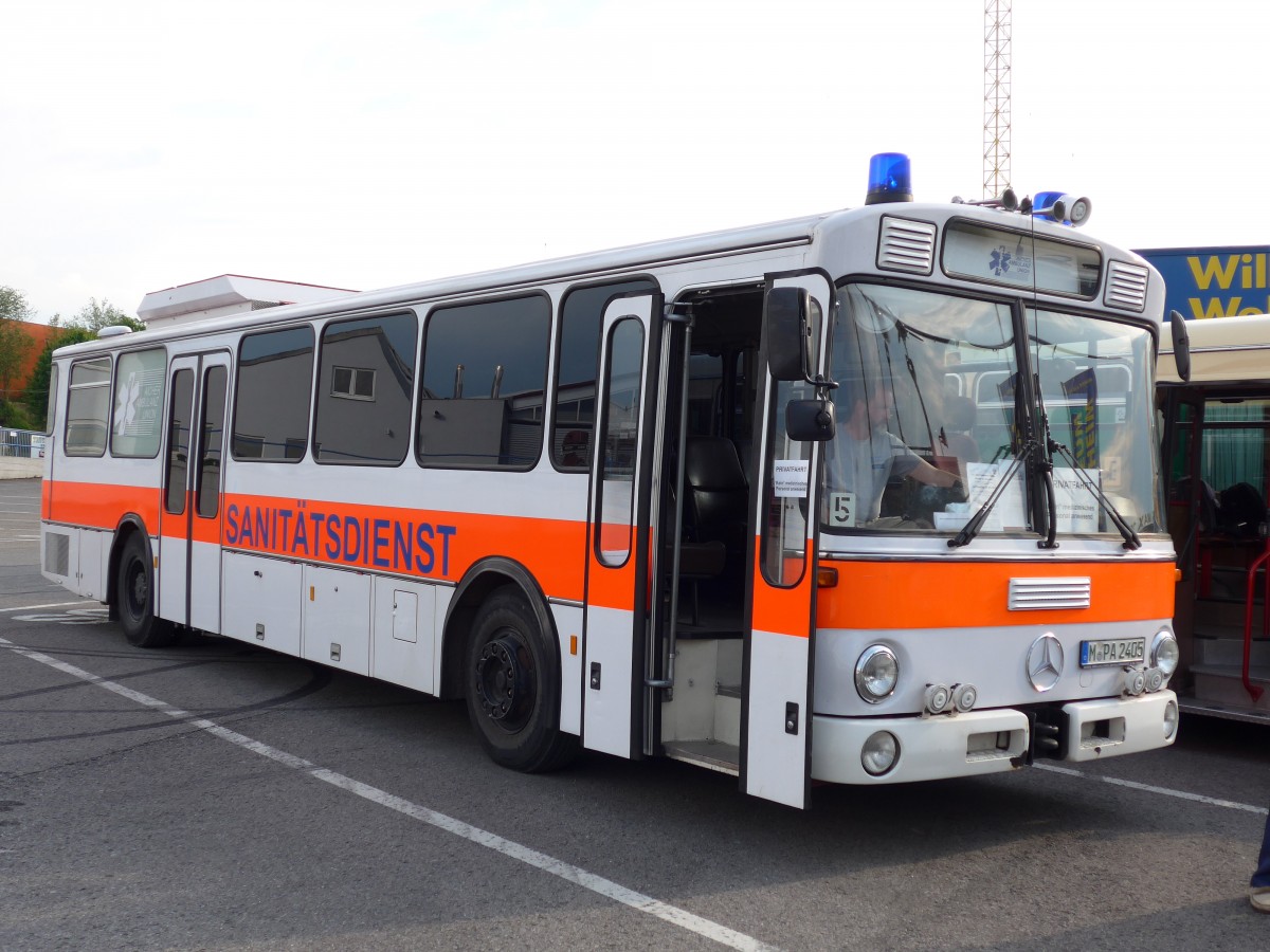 (150'111) - Ambulanz Aicher, M�nchen - M-PA 2405 - Mercedes am 25. April 2014 in Sinsheim, Museum