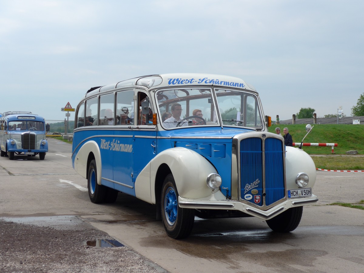 (150'152) - Wiest-Sch�rmann, Hechingen - HCH-V 50H - Berna/R&J (ex AOE Langnau; ex SER Langnau) am 26. April 2014 in Speyer, Technik-Museum