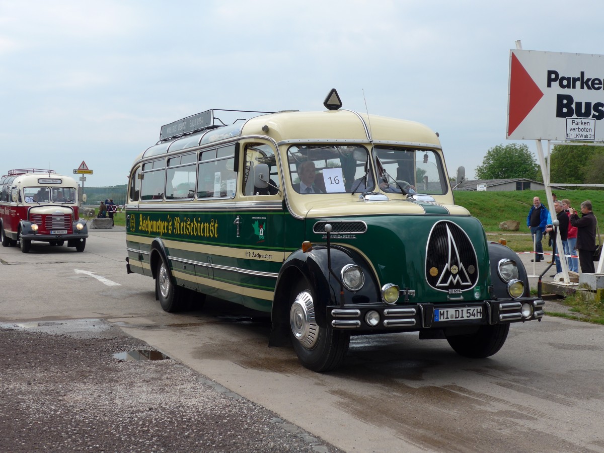 (150'162) - Aschemeyer, L�bbecke - MI-DI 54H - Magirus-Deutz am 26. April 2014 in Speyer, Technik-Museum