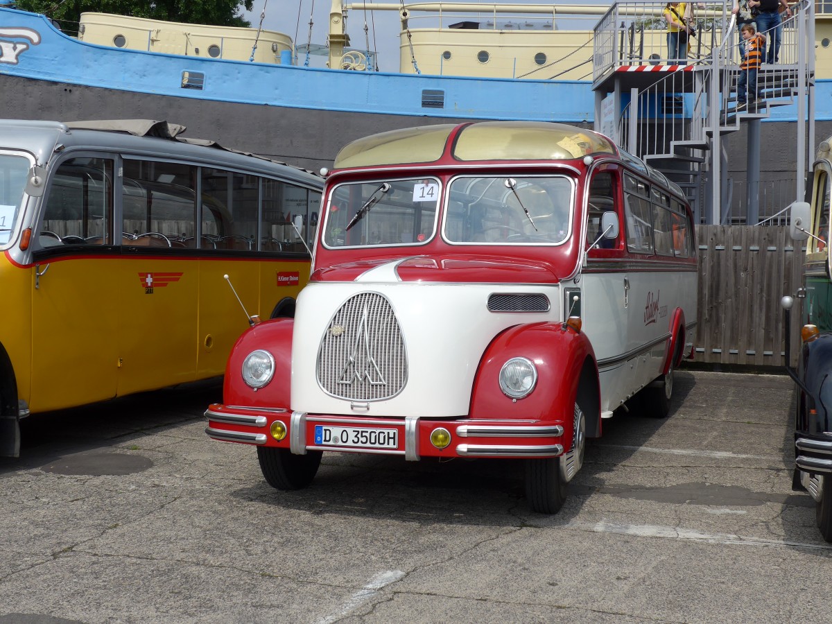 (150'284) - Adorf-Reisen, D�sseldorf - D-O 3500H - Magirus-Deutz am 26. April 2014 in Speyer, Technik-Museum