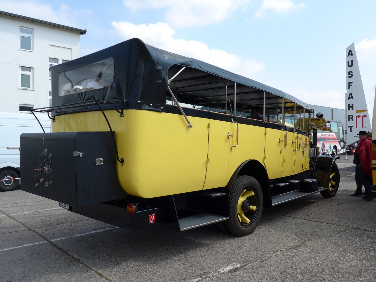 (150'426) - Wolf, Bad D�rkheim - D�W-DB 26H - Benz/Gaggenau (ex Deutsche Reichspost; eX Feuerwehrfahrzeug/DDR) am 26. April 2014 in Speyer, Technik-Museum