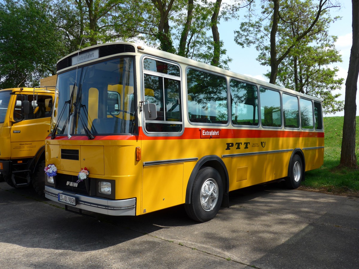 (150'432) - Krech, Aichwald - ES-OI 980H - FBW/T�scher (ex Preisig, Affeltrangen) am 26. April 2014 in Speyer, Technik-Museum