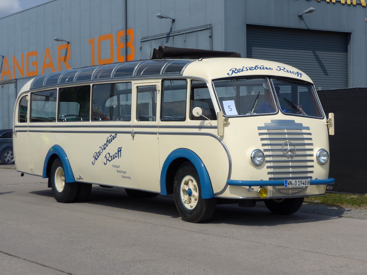 (150'442) - Ruoff, Stuttgart - WN-O 1948H - Mercedes/Auw�rter am 26. April 2014 in Speyer, Technik-Museum