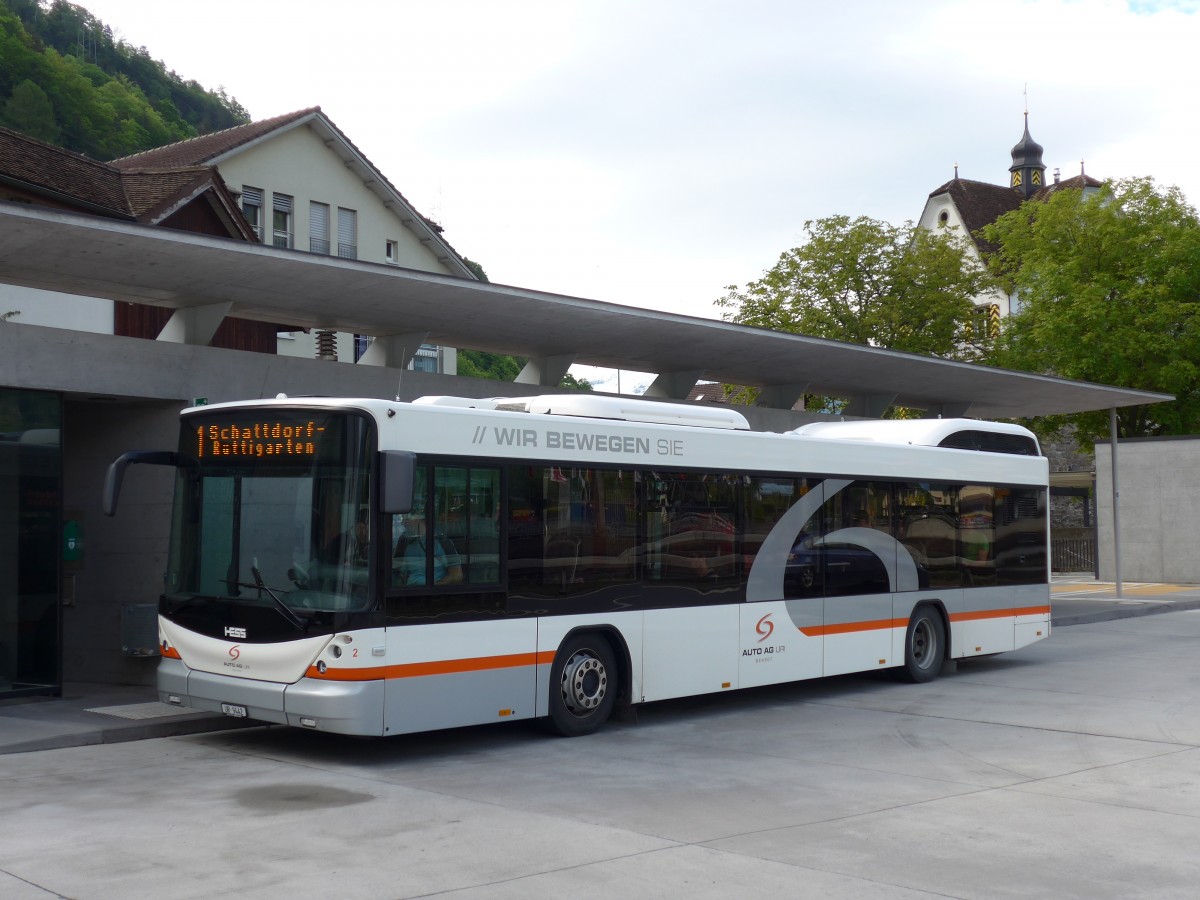 (150'526) - AAGU Altdorf - Nr. 2/UR 9442 - Hess am 10. Mai 2014 in Fl�elen, Hauptplatz