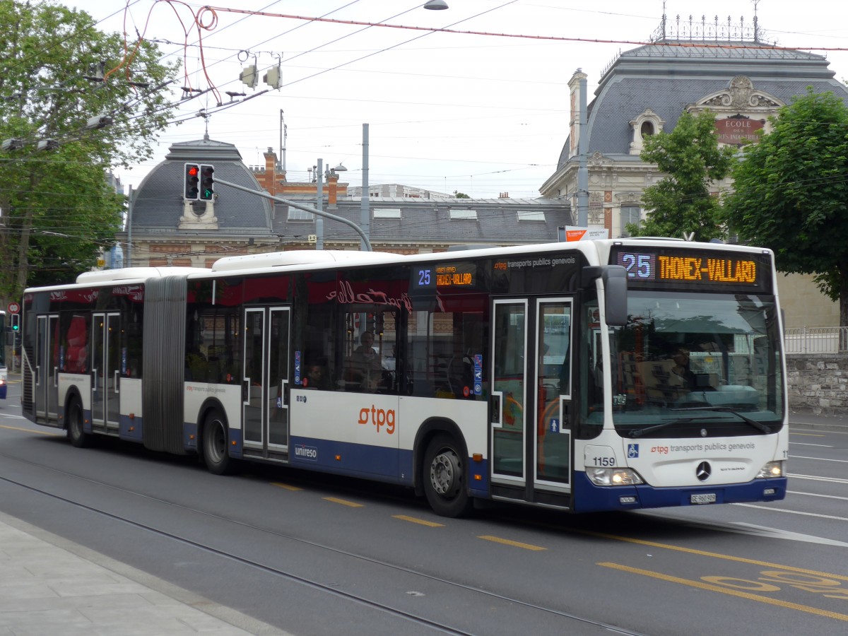 (150'801) - TPG Gen�ve - Nr. 1159/GE 960'909 - Mercedes am 26. Mai 2014 in Gen�ve, Place des Vingt-Deux-Cantons