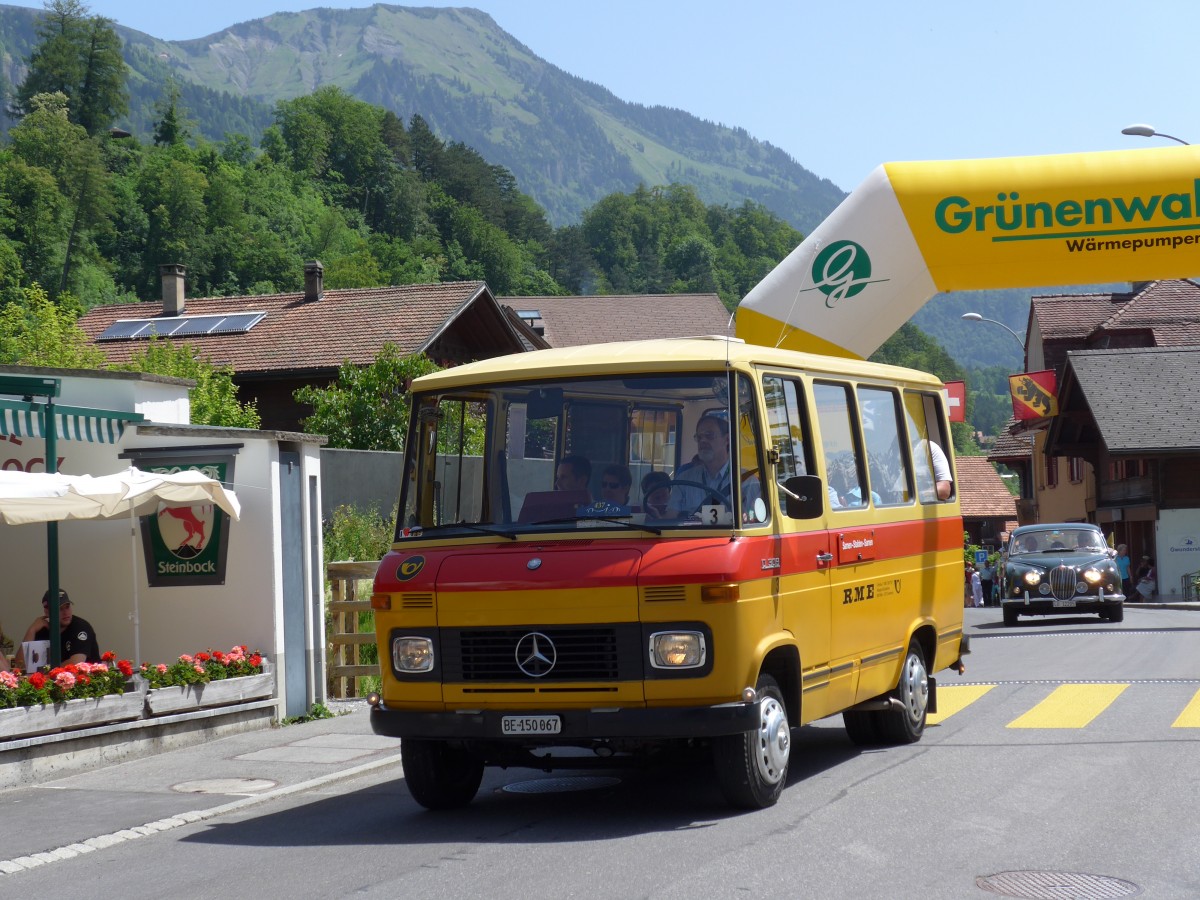 (151'318) - Scheidegger, Sch�nb�hl - Nr. 3/BE 150'067 - Mercedes (ex M�ller, Ennetmoos Nr. 3; ex Berwert, Stalden; ex Privat) am 8. Juni 2014 in Brienz, OiO