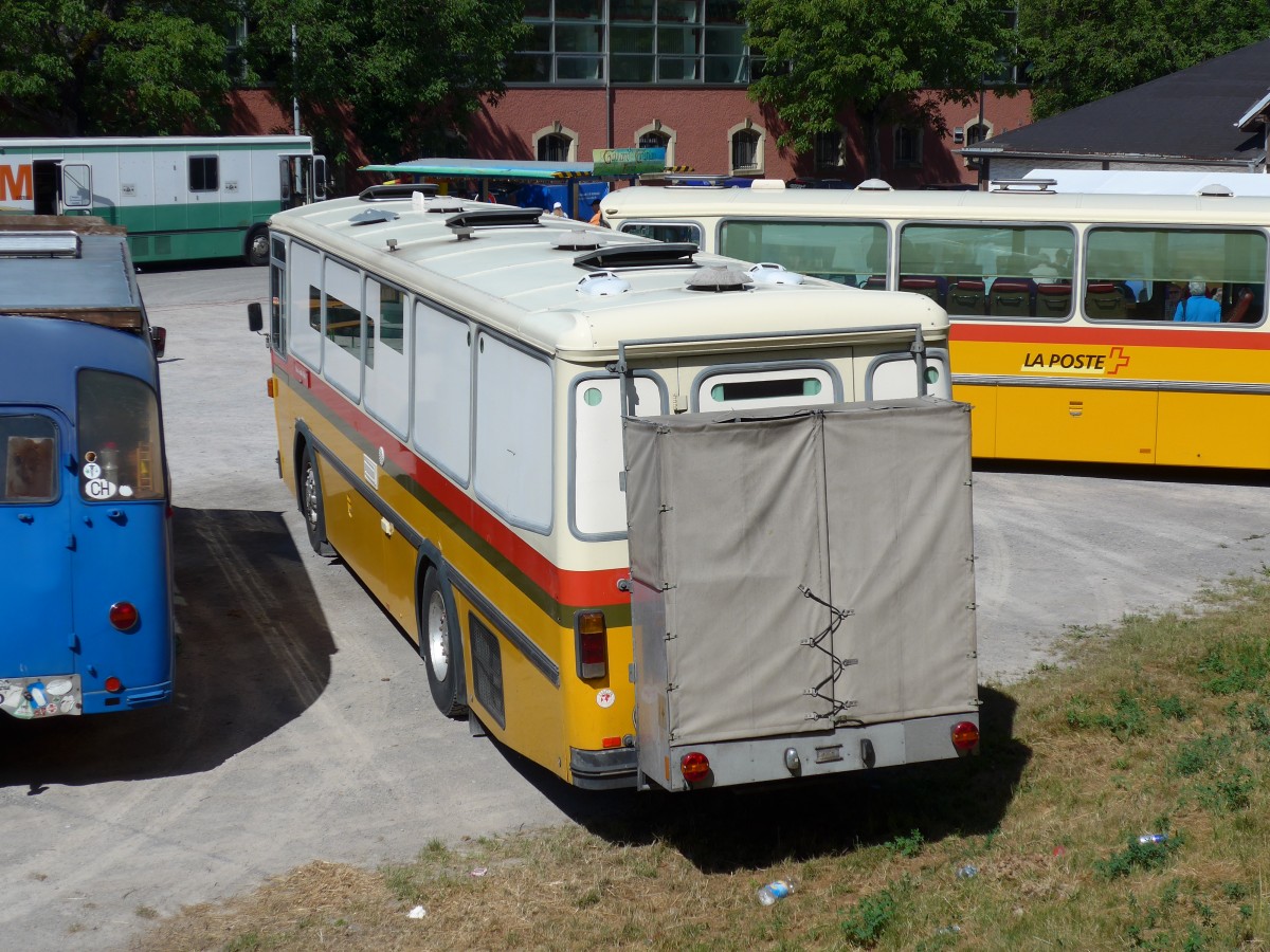 (151'625) - Maillard, Evol�ne - Saurer/T�scher (ex Segessenmann, Burgistein; ex P 24'229) am 21. Juni 2014 in Aigle, Saurertreffen