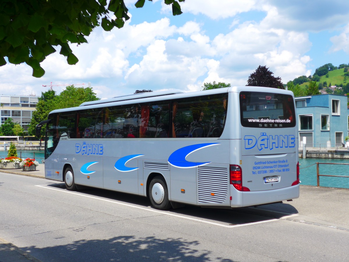 (151'835) - Aus Deutschland: D�hne, Lichtenau - MW-WY 444 - Setra am 25. Juni 2014 bei der Schiffl�ndte Thun