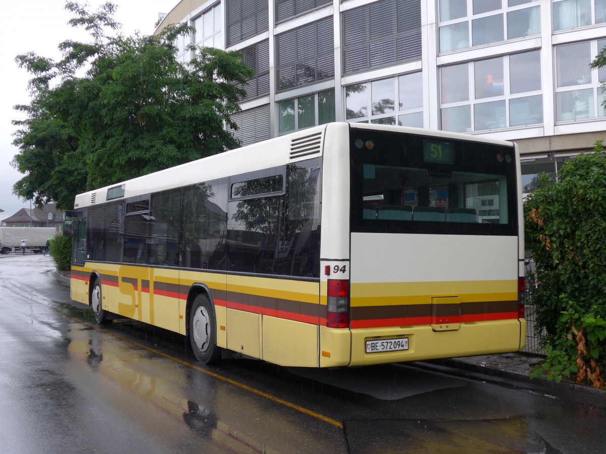 (152'026) - STI Thun - Nr. 94/BE 572'094 - MAN am 2. Juli 2014 bei der Schiffl�ndte Thun
