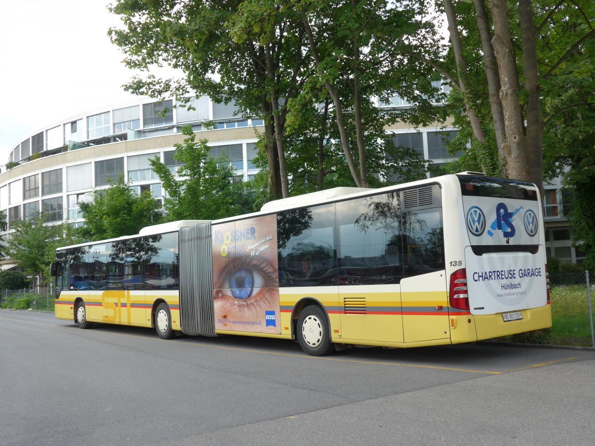 (153'511) - STI Thun - Nr. 135/BE 801'135 - Mercedes am 31. Juli 2014 bei der Schiffl�ndte Thun