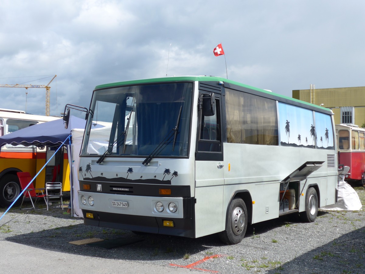 (153'772) - Schneider, Ermenswil - SG 247'549 - Menarini-Iveco (ex Nr. 5) am 16. August 2014 in Altst�tten, Allmendplatz
