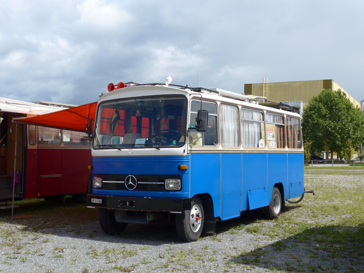 (153'773) - Niederer P., Langwiesen - ZH 141'568 - Mercedes/R&J (ex Stoll, Wilchingen) am 16. August 2014 in Altst�tten, Allmendplatz