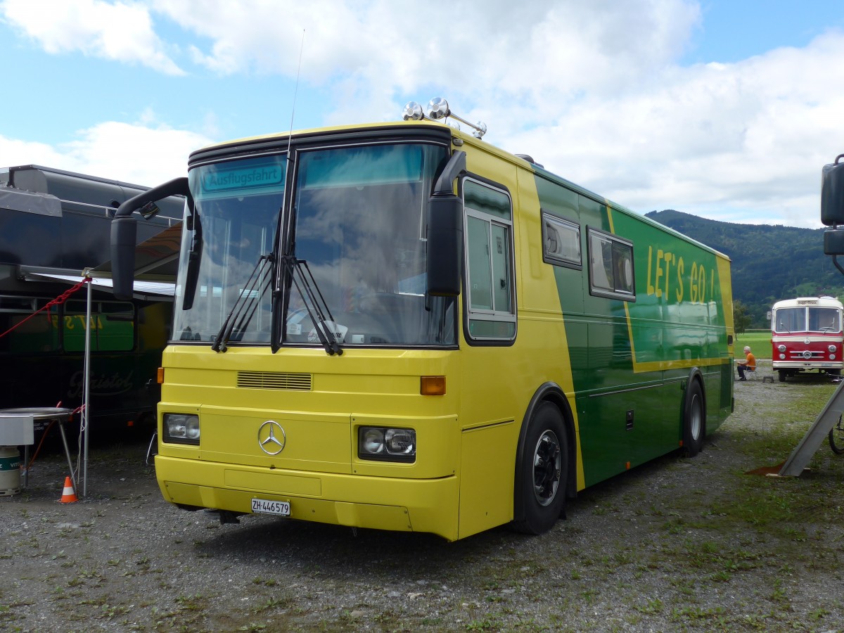 (153'808) - Meier, B�lach - ZH 446'579 - Mercedes/Lauber (ex Jaggi, Kippel) am 16. August 2014 in Altst�tten, Allmendplatz