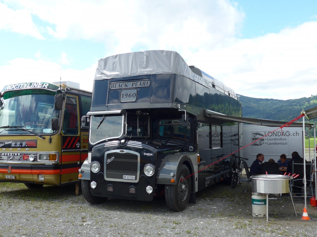 (153'809) - Londag, Bassersdorf - ZH 32'150 U - Bristol (ex Londonbus) am 16. August 2014 in Altst�tten, Allmendplatz