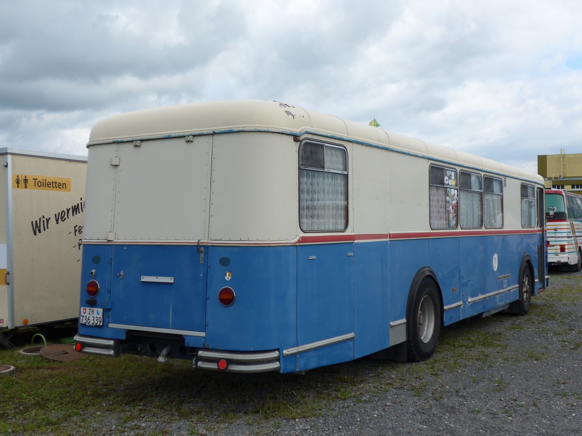 (153'841) - Oswald, Hausen a.A. - ZH 736'339 - FBW/Hess (ex AAGR Rothenburg Nr. 44) am 16. August 2014 in Altst�tten, Allmendplatz