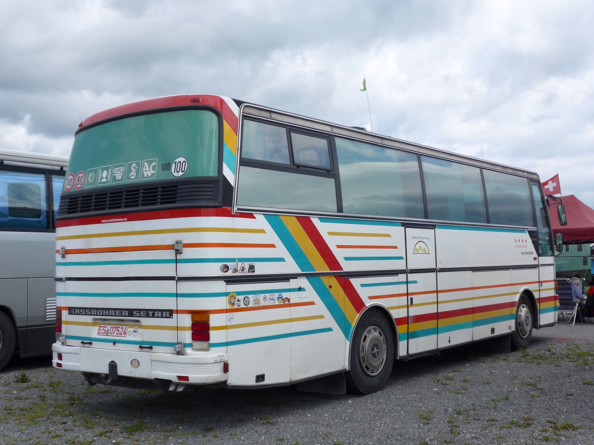 (153'849) - Aus Deutschland: ??? - ES 07'524 - Setra am 16. August 2014 in Altst�tten, Allmendplatz