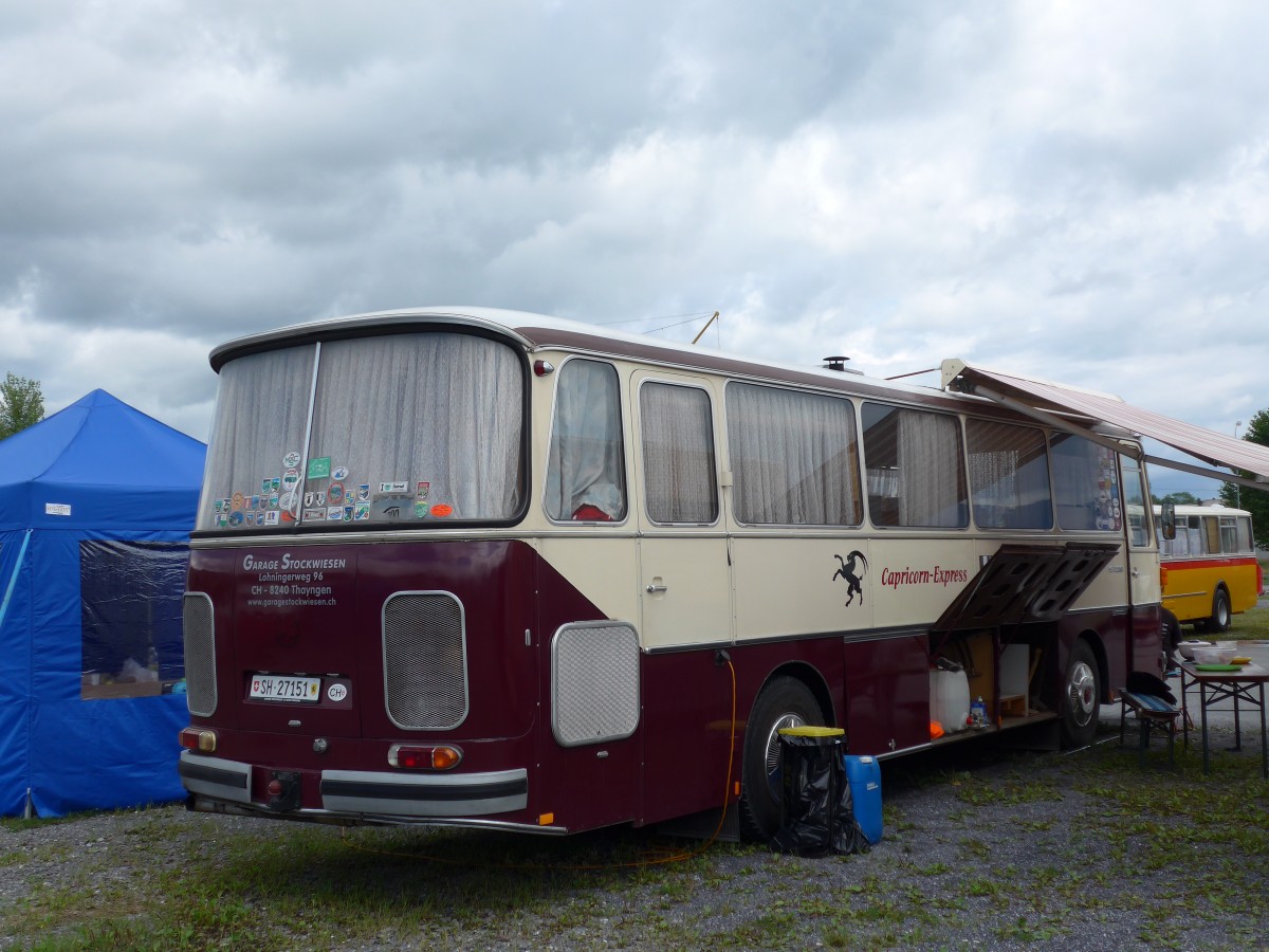 (153'852) - Br�ngger, Elgg - SH 27'151 - Setra am 16. August 2014 in Altst�tten, Allmendplatz