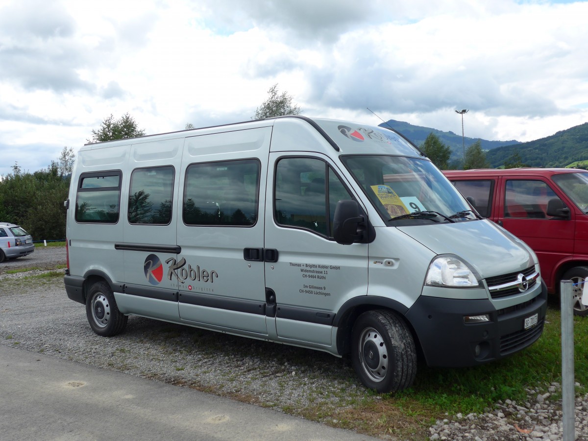 (153'880) - Kobler, R�thi - SG 70'173 - Opel am 16. August 2014 in Altst�tten, Allmendplatz