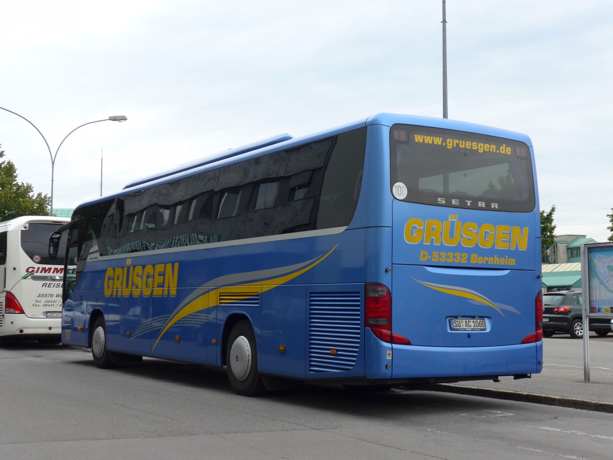 (154'239) - Aus Deutschland: Gr�sgen, Bornheim - SU-AC 1060 - Setra am 20. August 2014 in Bregenz