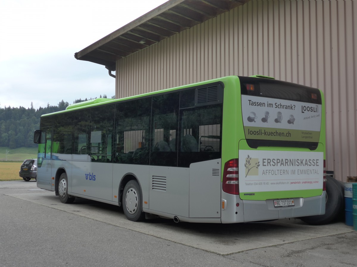 (154'468) - Busland, Burgdorf - Nr. 201/BE 737'201 - Mercedes am 30. August 2014 in Gr�nen, Garage Sommer