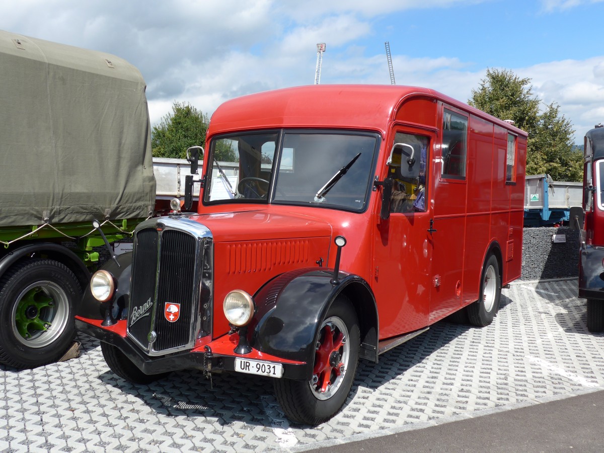 (154'555) - Schuler, Amsteg - UR 9031 - Berna/Hess (ex H�fliger, Luzern; ex M+3143) am 30. August 2014 in Oberkirch, CAMPUS Sursee