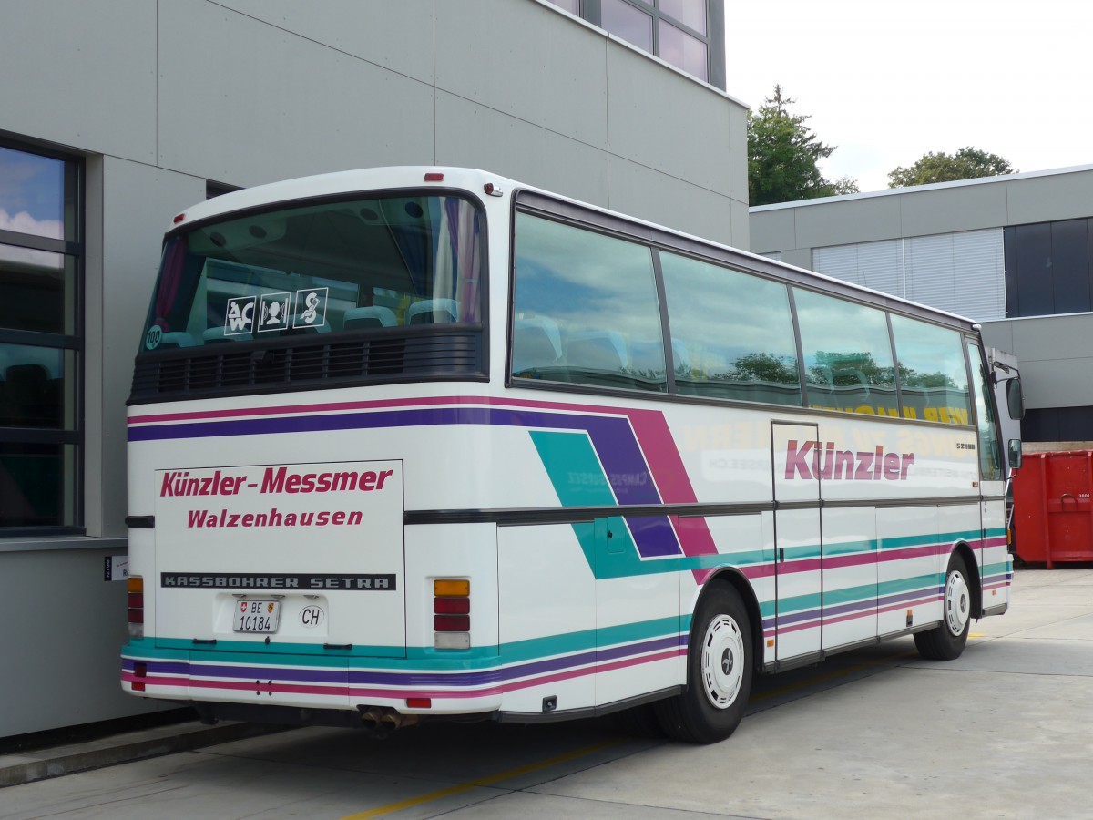 (154'578) - W�thrich, Ursenbach - BE 10'184 - Setra (ex K�nzler, Walzenhausen) am 30. August 2014 in Oberkirch, CAMPUS Sursee