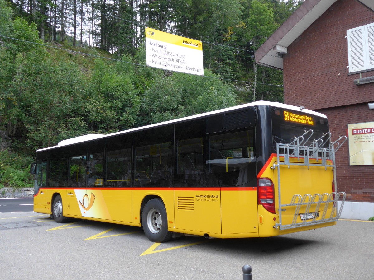 (154'675) - Fl�ck, Brienz - Nr. 0/BE 13'878 - Setra am 30. August 2014 auf dem Br�nigpass