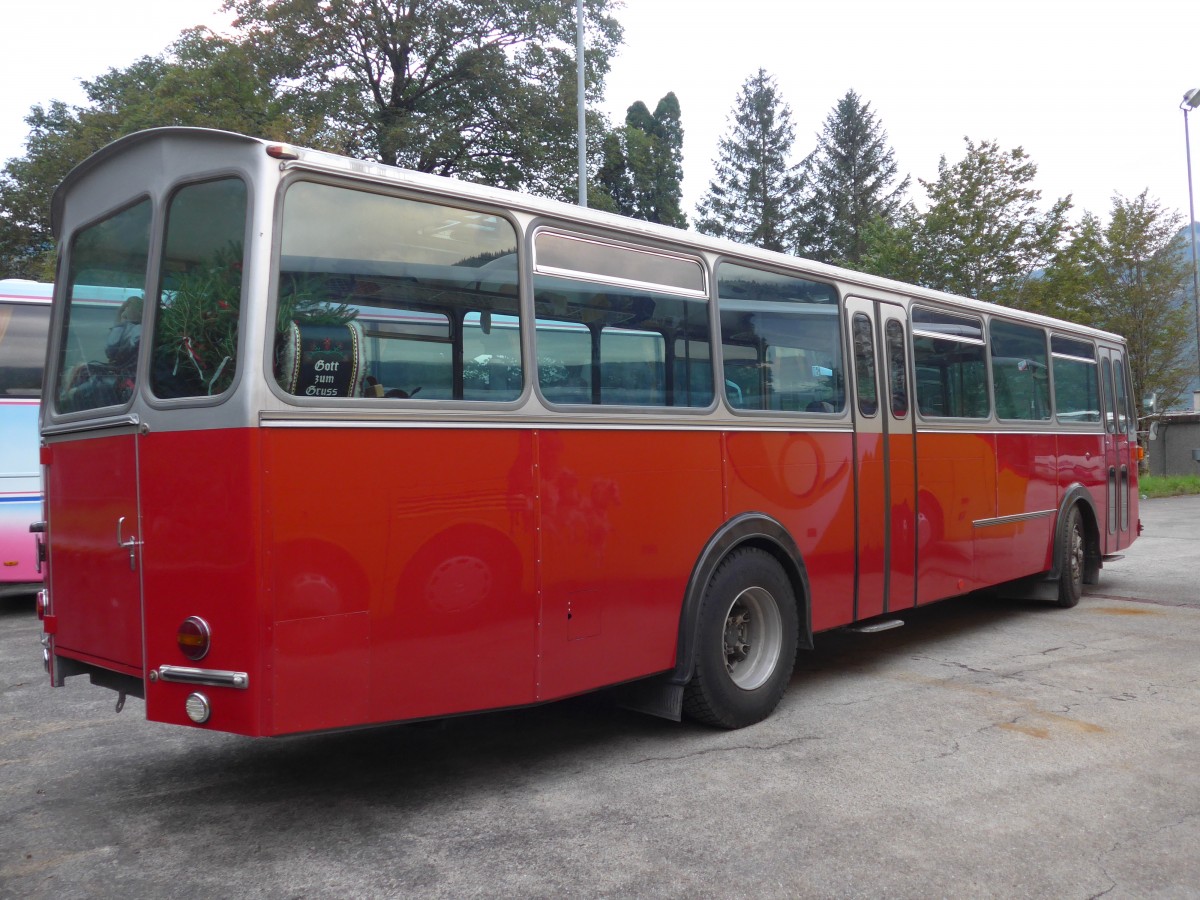 (154'711) - Iten, Ibach - Nr. 253/SZ 75'630 - Volvo/T�scher (ex Zivilschutz, Winterthur; ex WV Winterthur Nr. 253) am 30. August 2014 in Meiringen, Balm