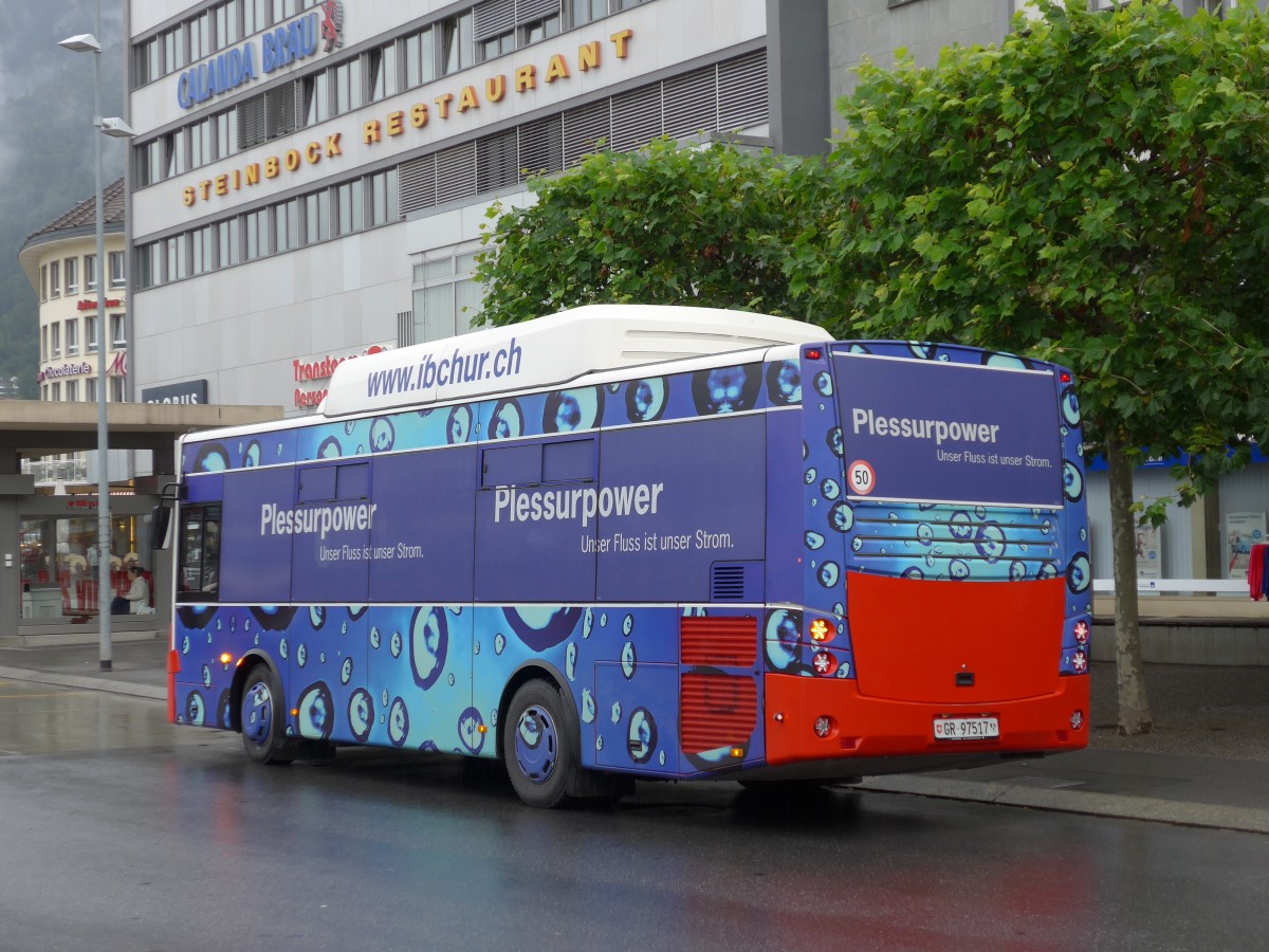 (154'929) - SBC Chur - Nr. 17/GR 97'517 - Otokar/G�p�bus am 13. September 2014 beim Bahnhof Chur
