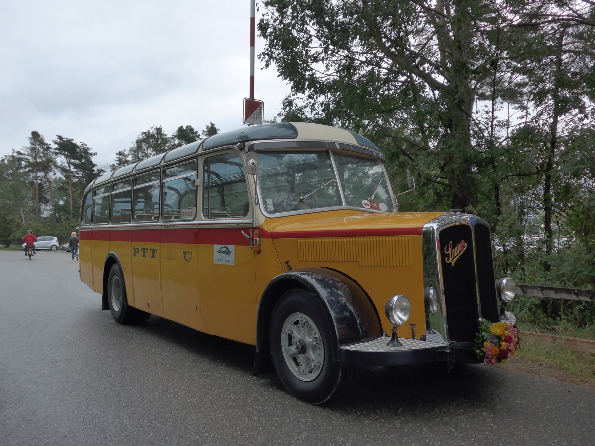 (154'963) - Altherr, Nesslau - SG 1368 U - Saurer/T�scher (ex Buchli, Versam) am 13. September 2014 in Chur, Waffenplatz