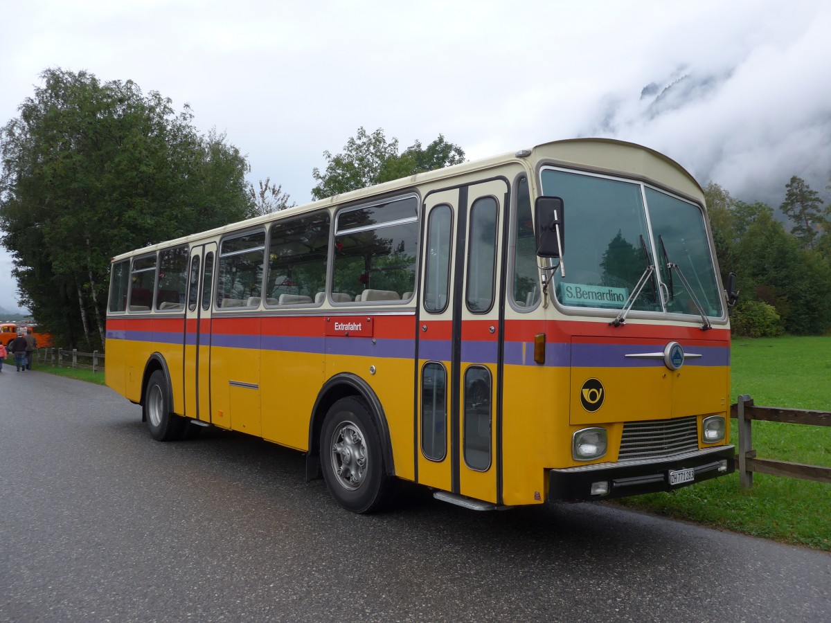 (154'966) - Rothmayr, Wermatswil - ZH 771'283 - Saurer/T�scher am 13. September 2014 in Chur, Waffenplatz