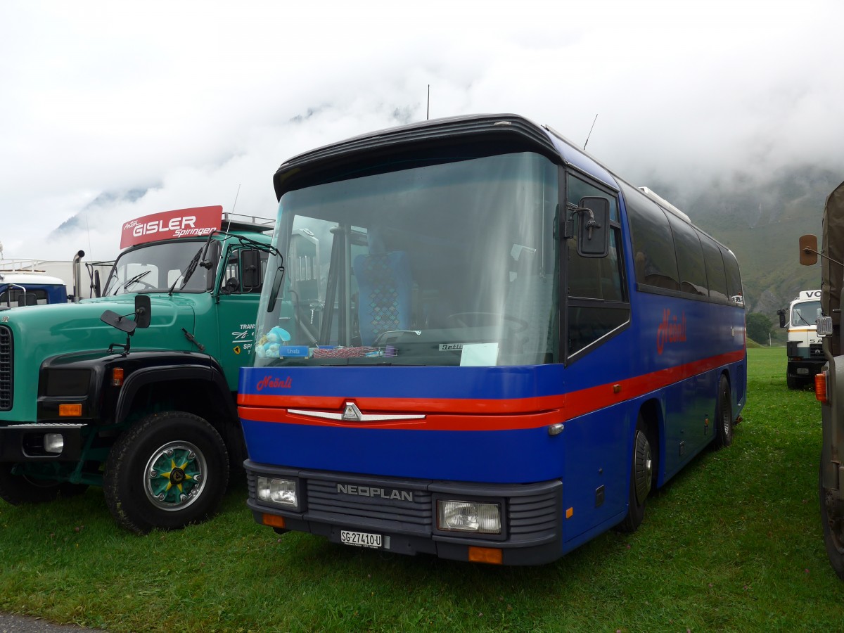 (154'978) - Amsler, Fr�msen - SG 27'410 U - Neoplan am 13. September 2014 in Chur, Waffenplatz