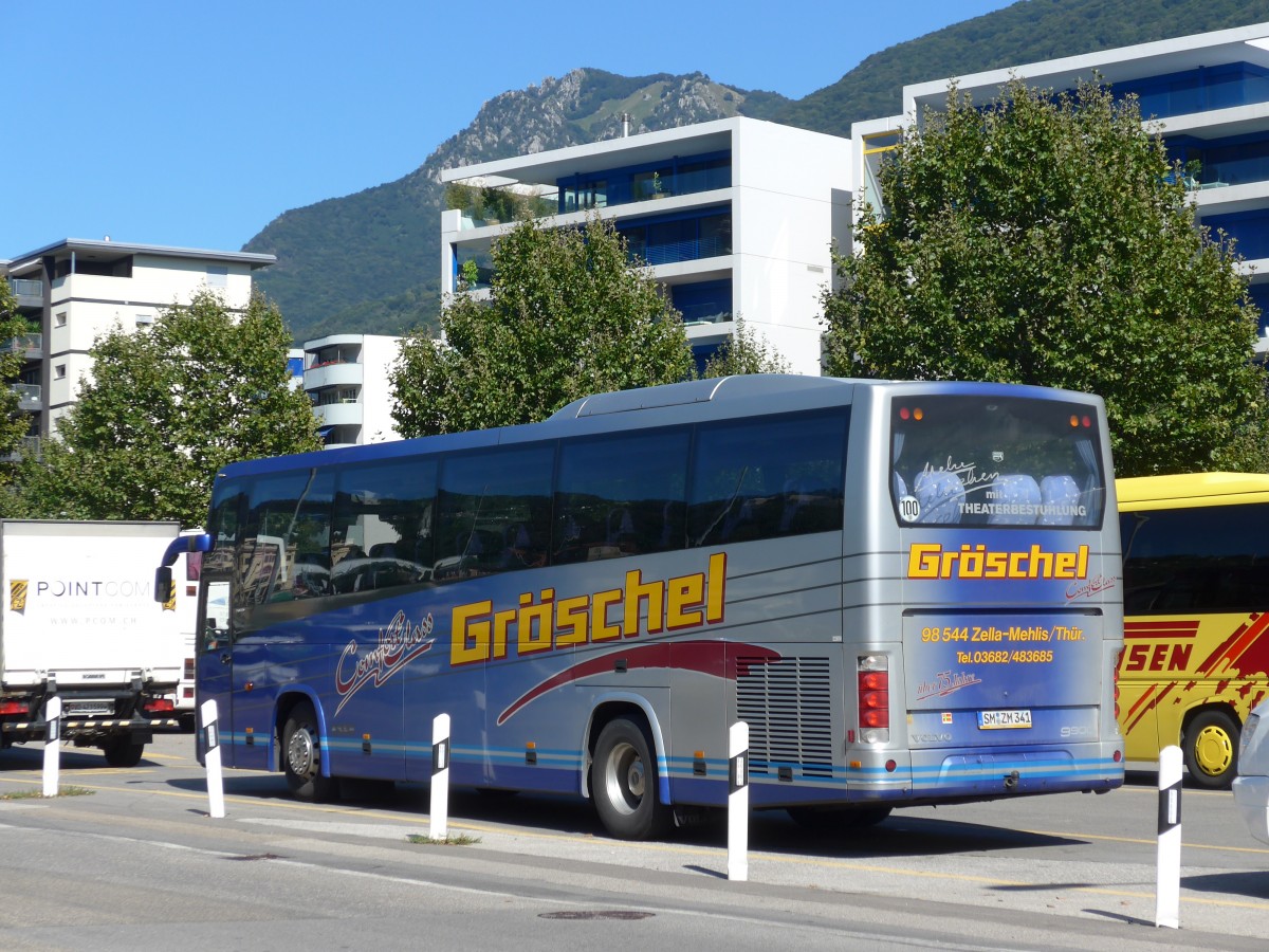 (155'220) - Aus Deutschland: Gr�schel, Zella-Mehlis - SM-ZM 341 - Volvo am 13. September 2014 in Lugano, Cornaredo