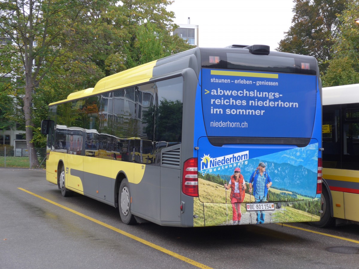 (155'587) - STI Thun - Nr. 154/BE 801'154 - Mercedes am 10. Oktober 2014 bei der Schiffl�ndte Thun