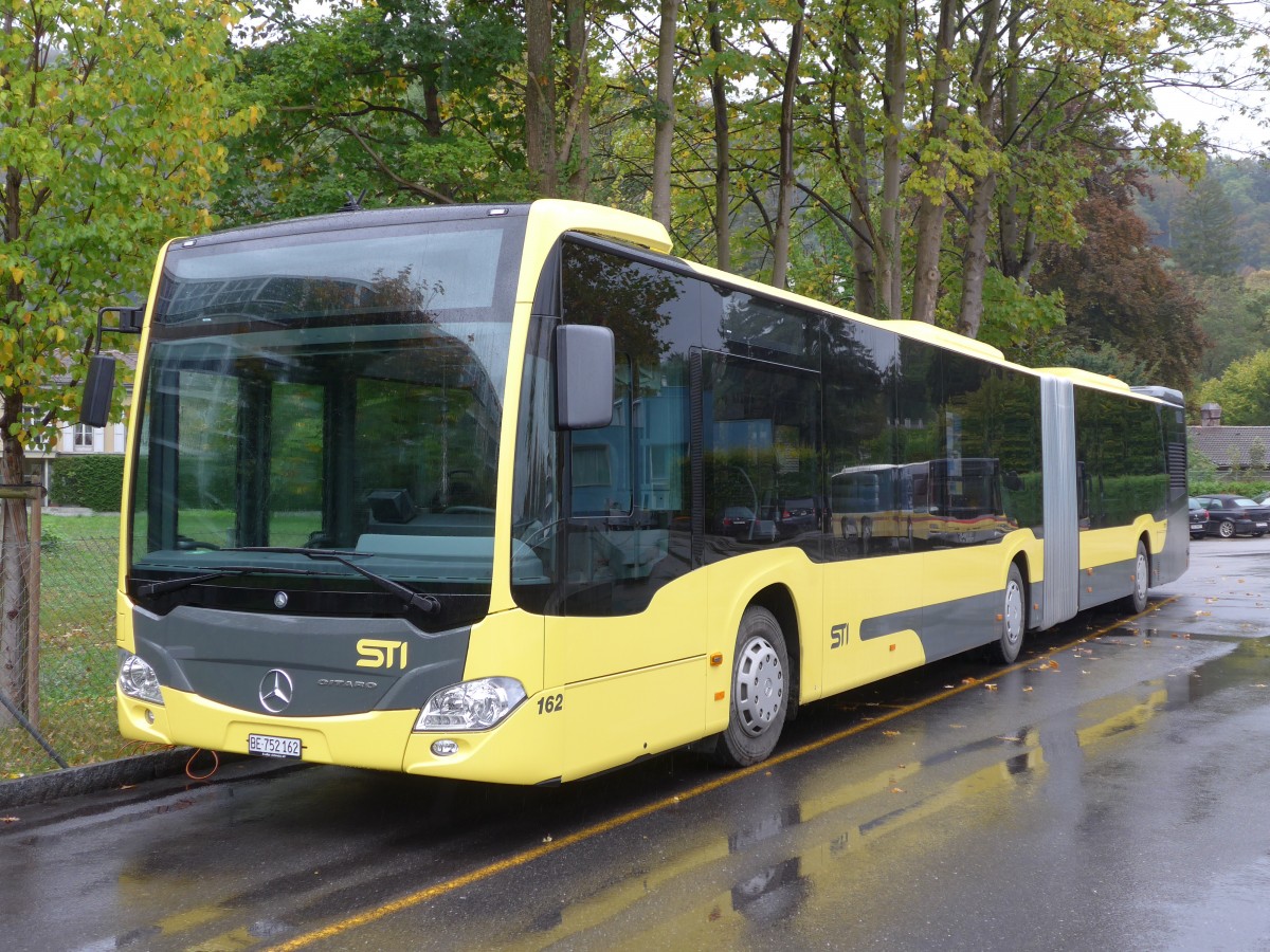 (155'694) - STI Thun - Nr. 162/BE 752'162 - Mercedes am 13. Oktober 2014 bei der Schiffl�ndte Thun