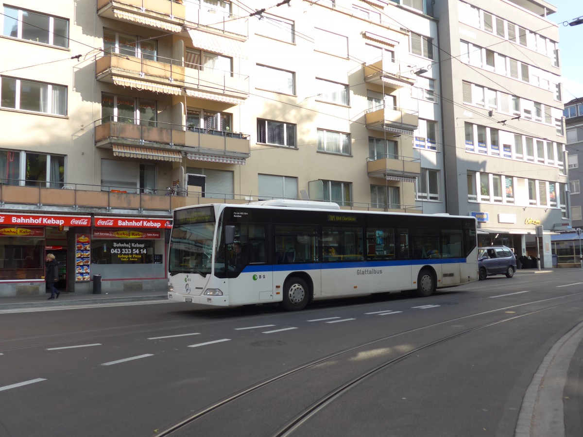 (156'281) - Welti-Furrer, Z�rich - Nr. 59/ZH 634'613 - Mercedes (ex Fr�hlich, Z�rich Nr. 613) am 28. Oktober 2014 beim Bahnhof Z�rich-Oerlikon