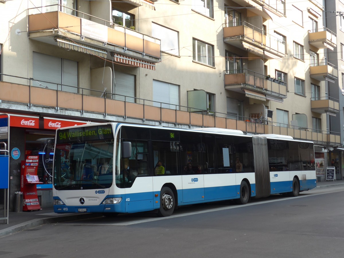(156'290) - VBZ Z�rich - Nr. 409/ZH 745'409 - Mercedes am 28. Oktober 2014 beim Bahnhof Z�rich-Oerlikon