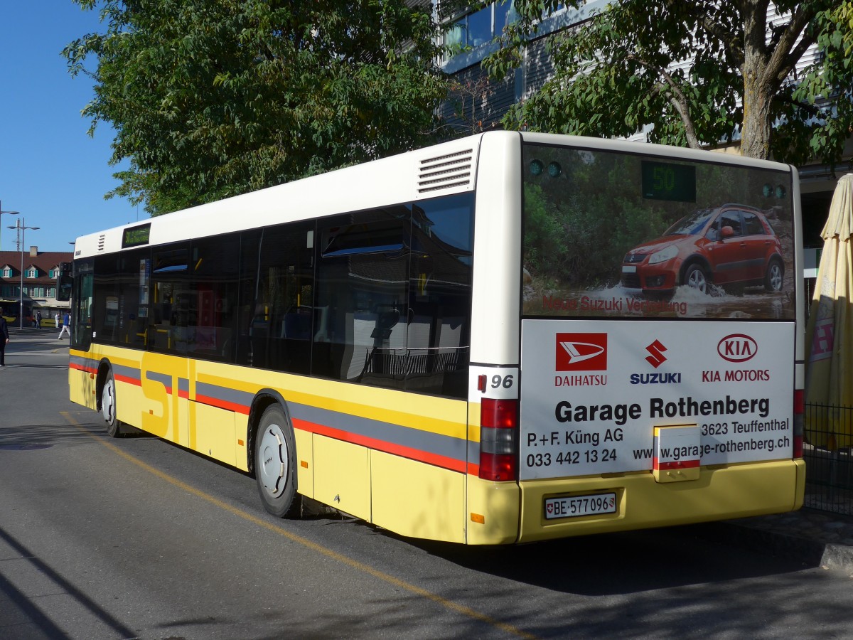 (156'409) - STI Thun - Nr. 96/BE 577'096 - MAN am 1. November 2014 bei der Schiffl�ndte Thun