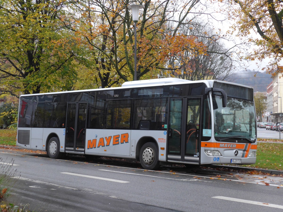 (156'531) - Mayer, Neckargm�nd - HD-EM 737 - Mercedes am 16. November 2014 beim Hauptbahnhof Heidelberg