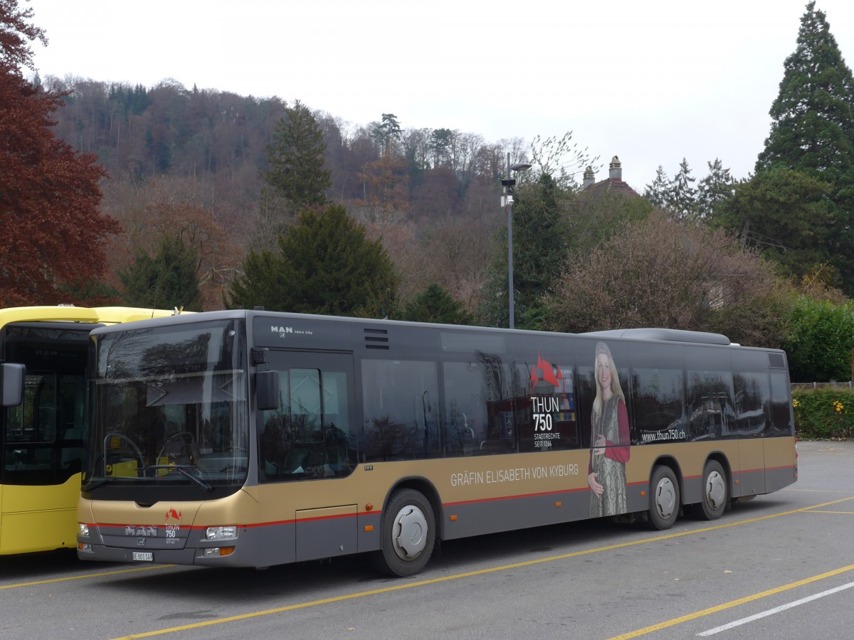(157'683) - STI Thun - Nr. 149/BE 801'149 - MAN am 7. Dezember 2014 bei der Schiffl�ndte Thun
